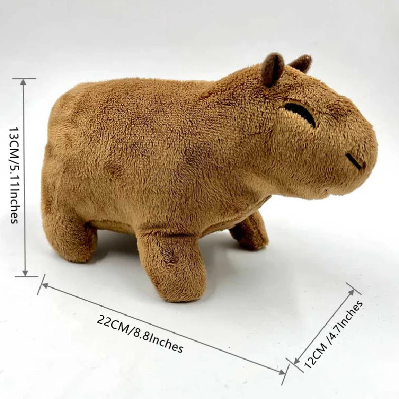 22CM Simulation Stuffed Animals Plushies Capybara Rodent Plush Toys cute Soft doll For  Birthday Holiday Gifts